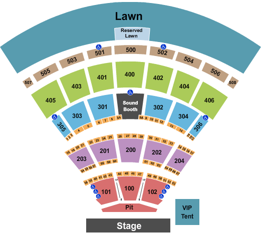 Darien Lake Amphitheater Tyler Childers Seating Chart